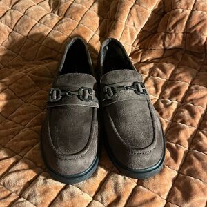 Aerosoles Horsebit Loafers in Dark Brown